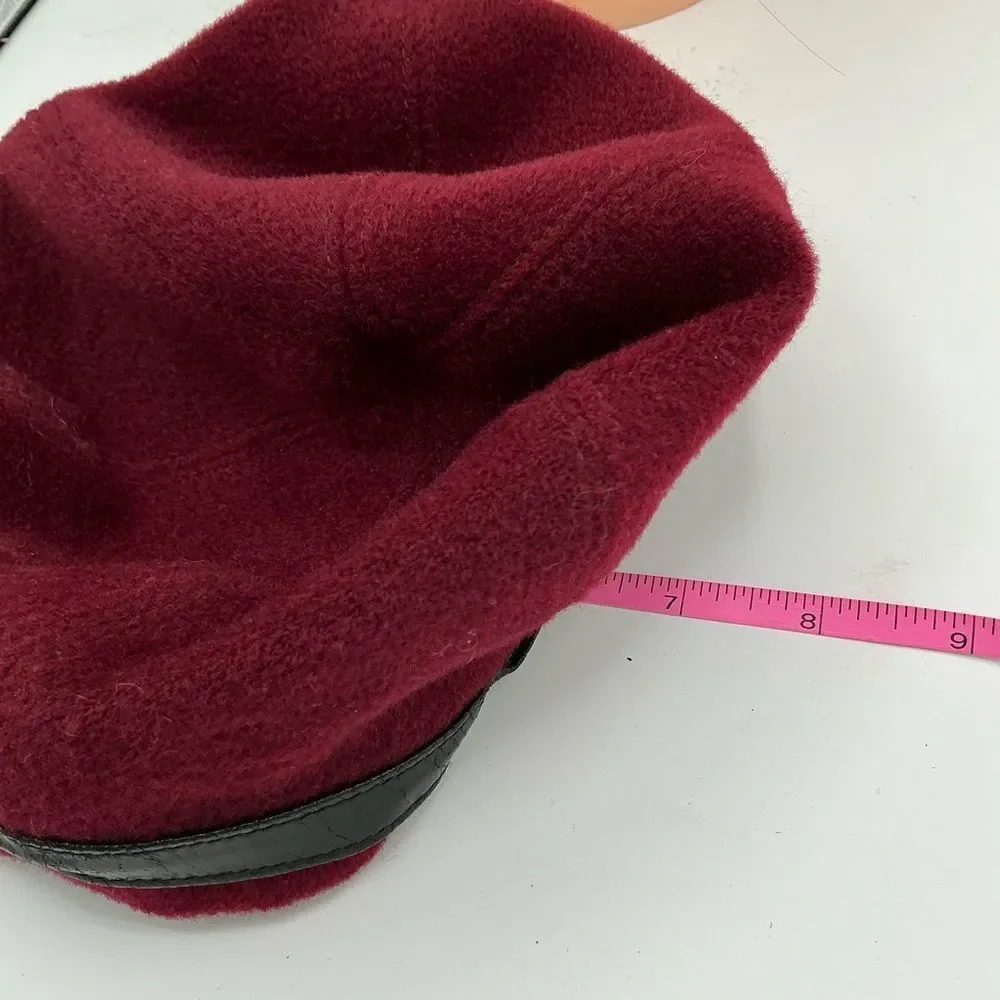 Giovannio New York Red Hat with black band